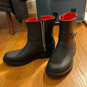 Rag & Bone Moto Rubber Rain Boots